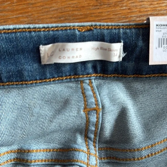 Lauren Conrad High Rise Skinny Jeans - Picture 2 of 4